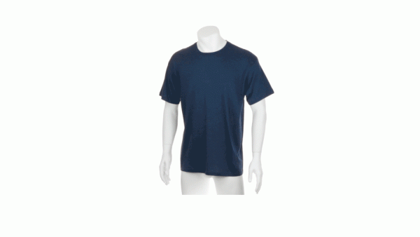 Camiseta 100% algodón color azul