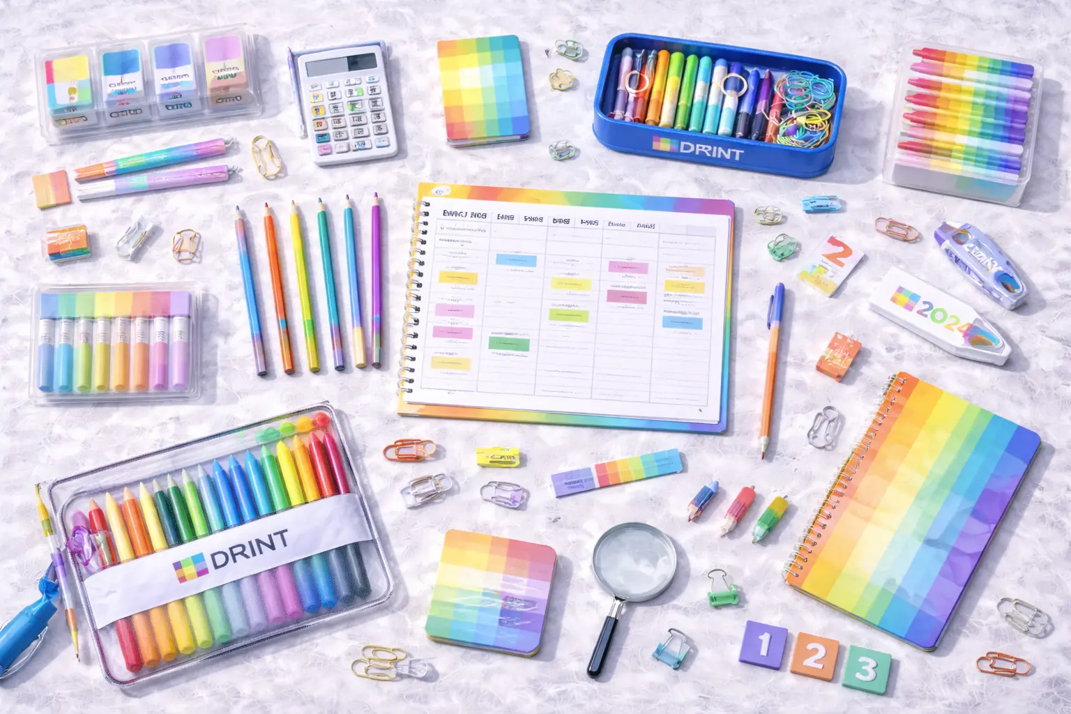 Aprendizaje práctico y visual con pinturas escolares en el aula