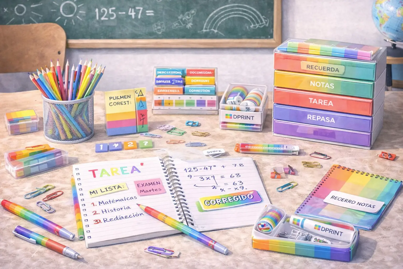 Accesorios escolares funcionales para la rutina escolar