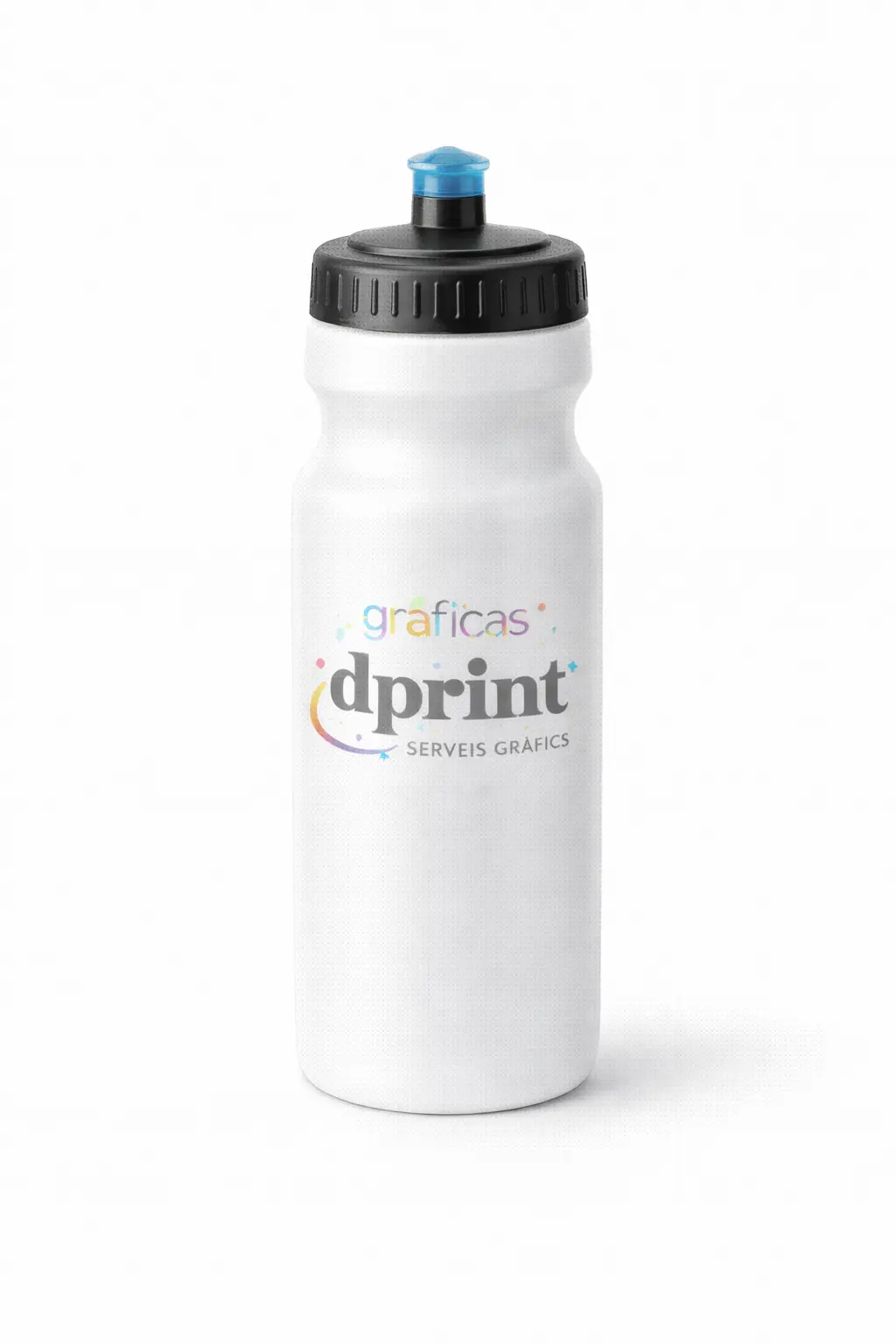 Botella deportiva con logotipo para actividades y eventos.
