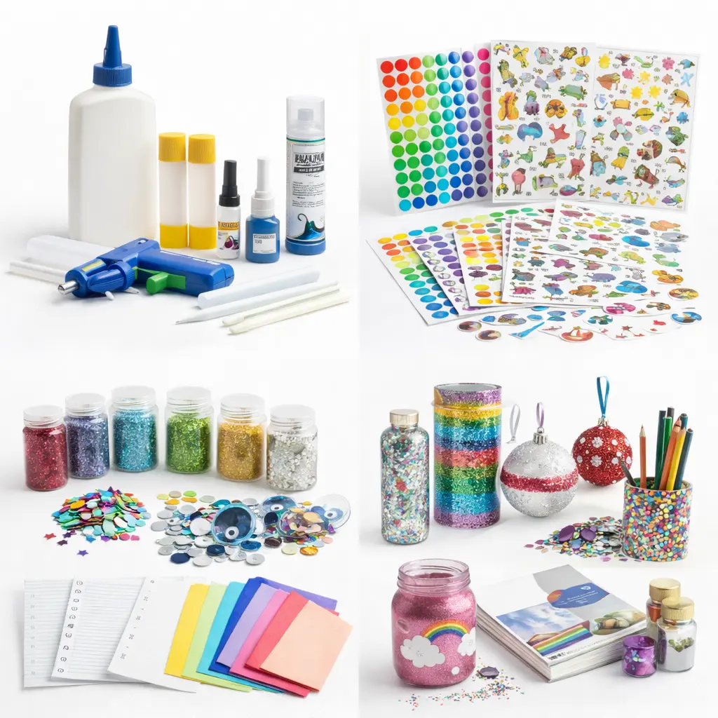 Colas y adhesivos para manualidades en Graficas Dprint