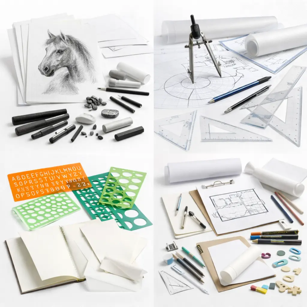 Material de dibujo técnico para manualidades en Graficas Dprint