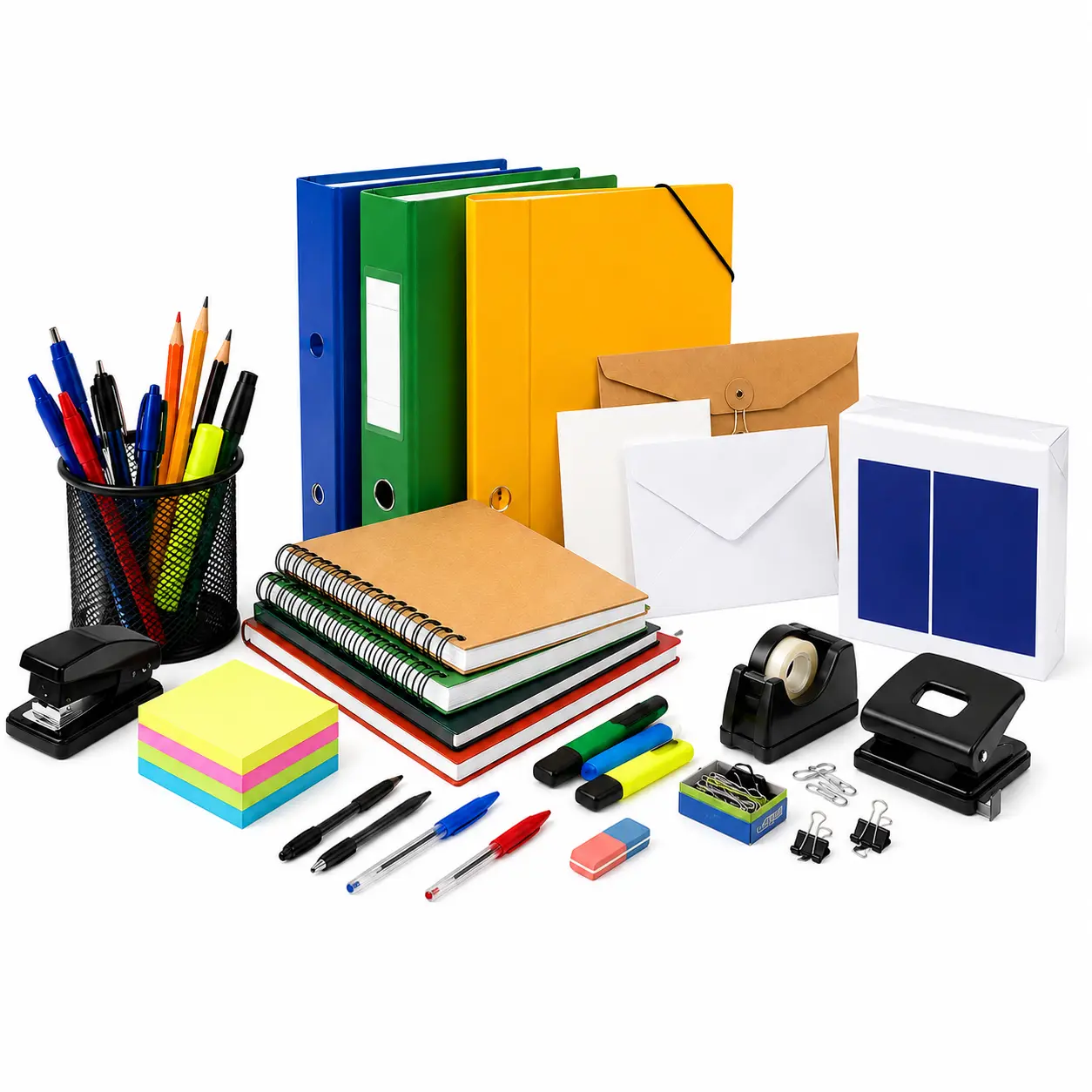 Productos de papelería y material de oficina