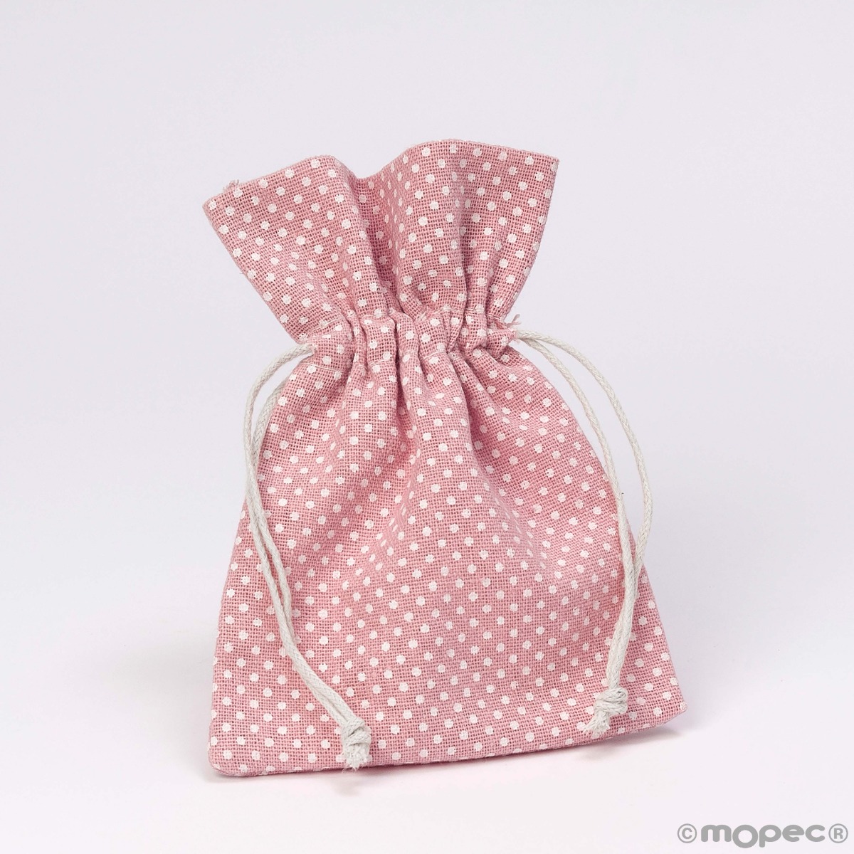 Bolsa topos ROSA 10x14cm., min.10