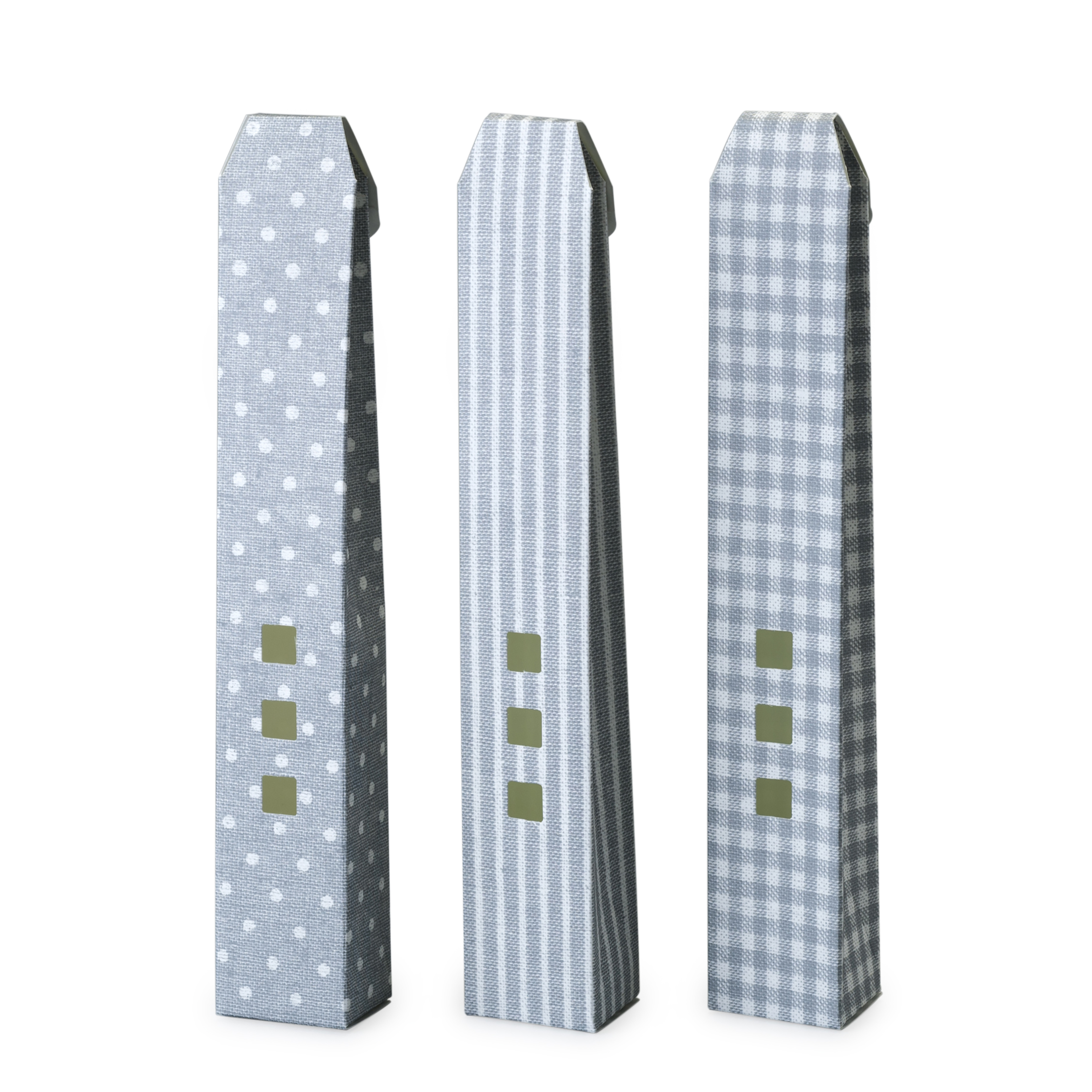 Estuche 3ventanas R/T/C gris 19x3x2,5cm. min.24