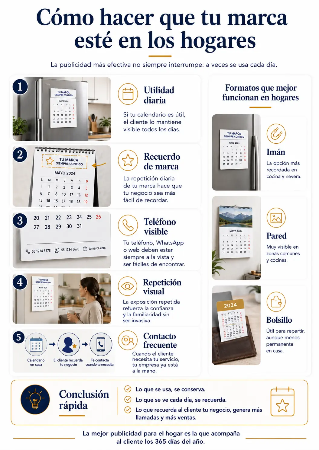 Infografía: cómo hacer que tu marca esté presente en los hogares