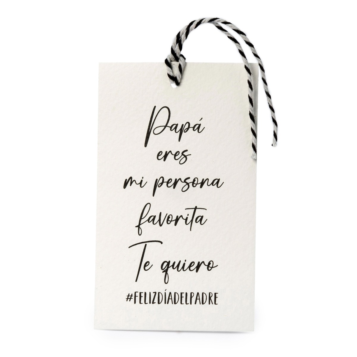 Tarjetón felicitación Dia del Padre 6x10cm. min.25