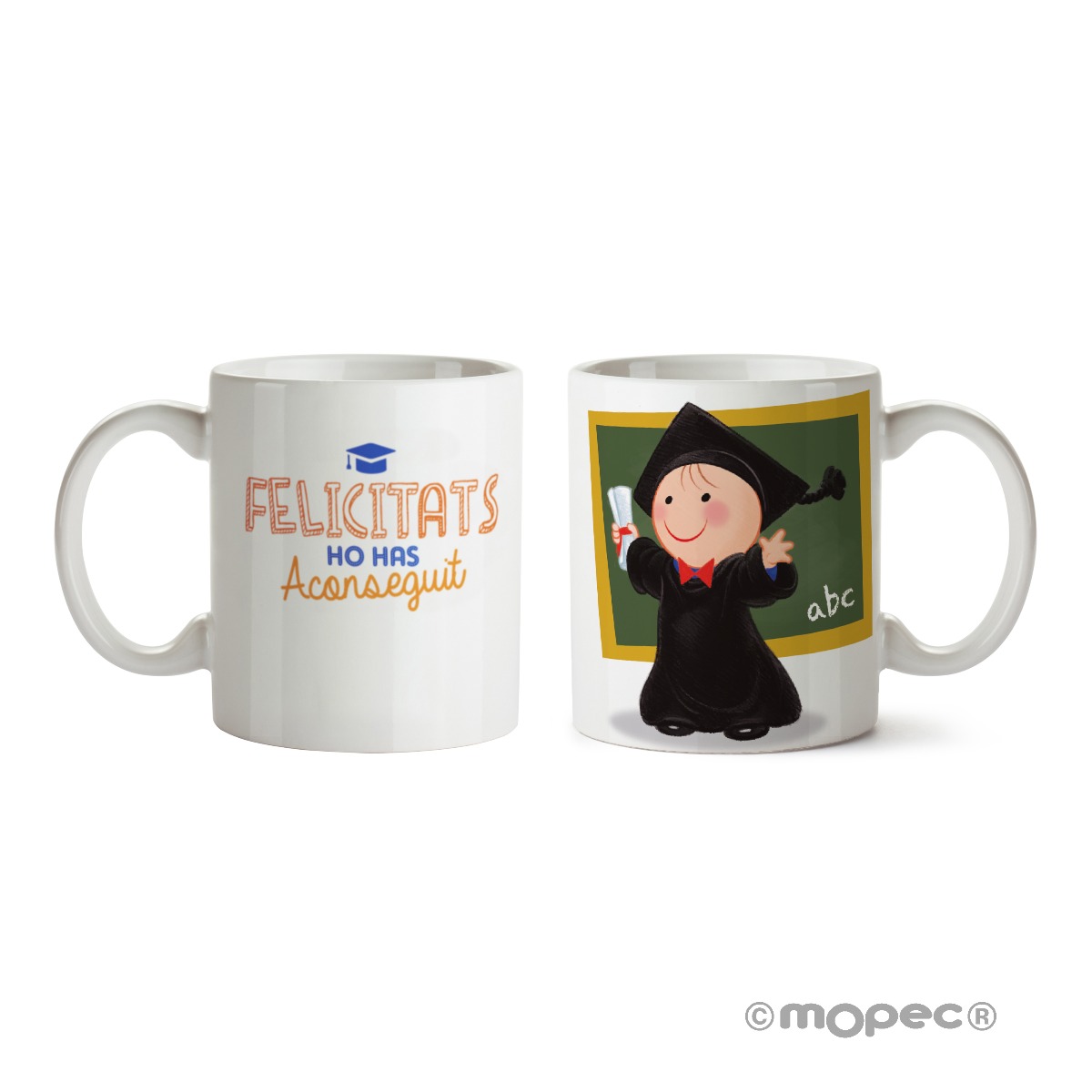 Taza cerámica Pit graduación y pizarra CAT