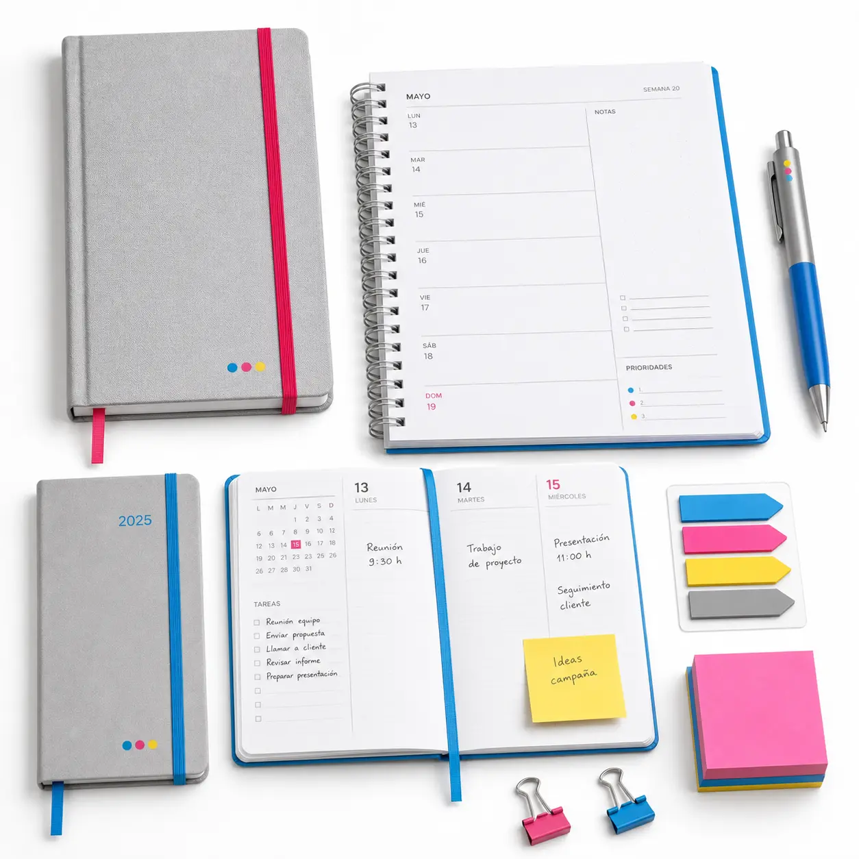Agendas para organizar tu tiempo y tus tareas