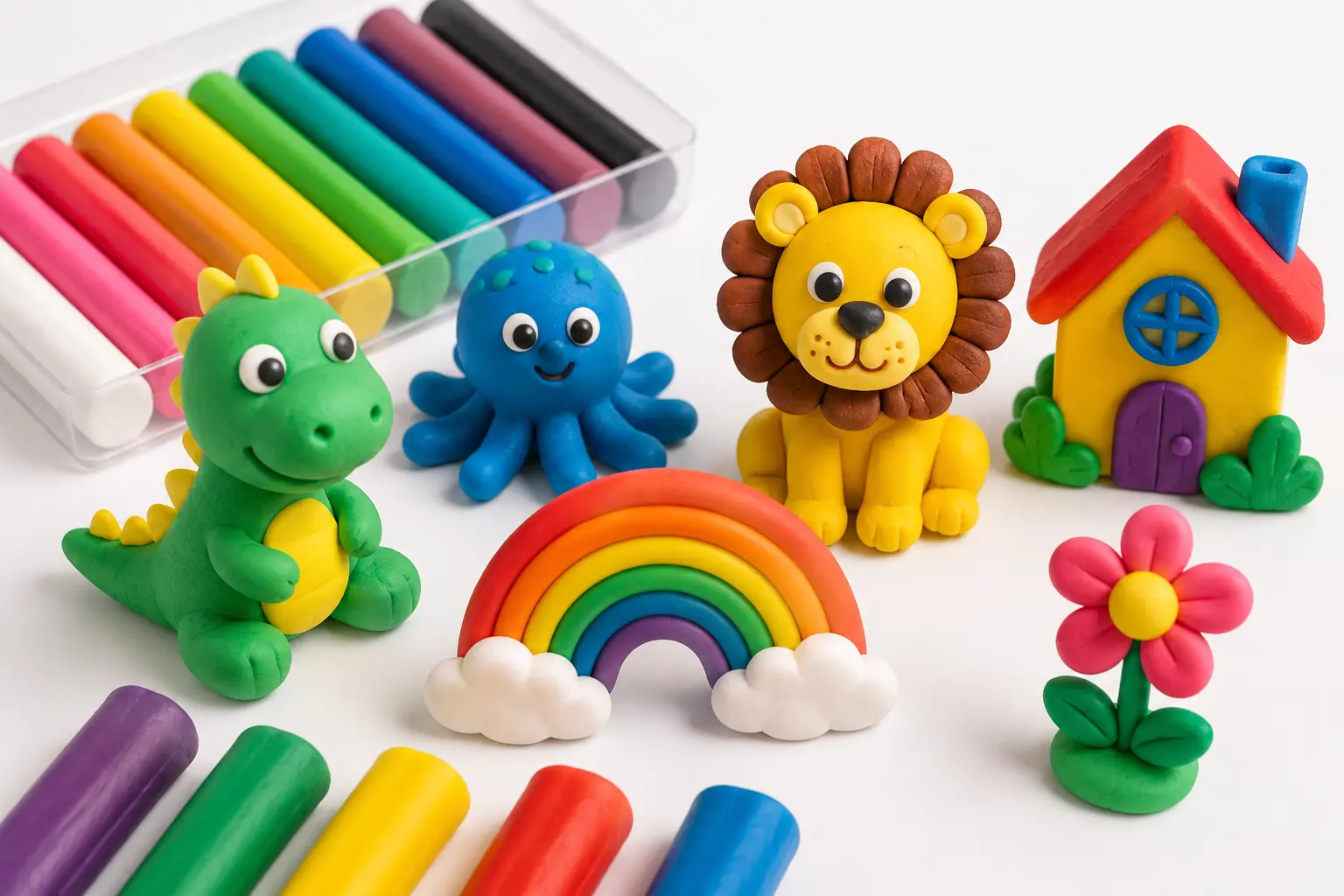 Plastilina de colores para crear aprender y divertirse en Sant Andreu Barcelona