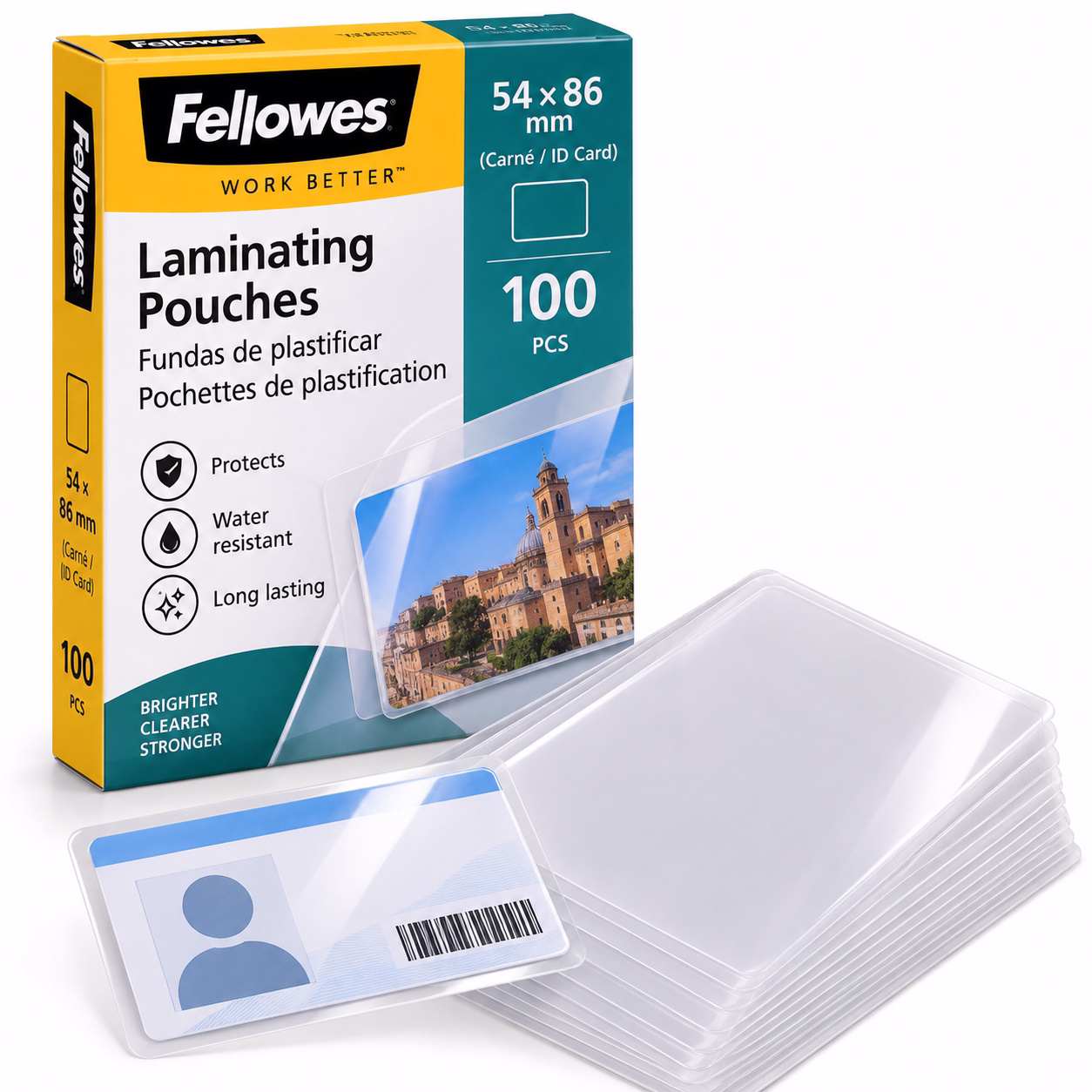 Fundas de plastificar carné (paquete 100)