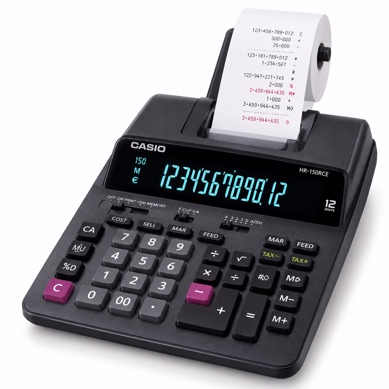 Calculadora de oficina impresora