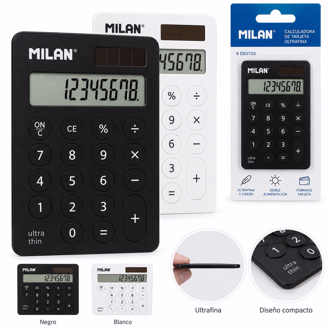 Calculadora de tarjeta ultrafina