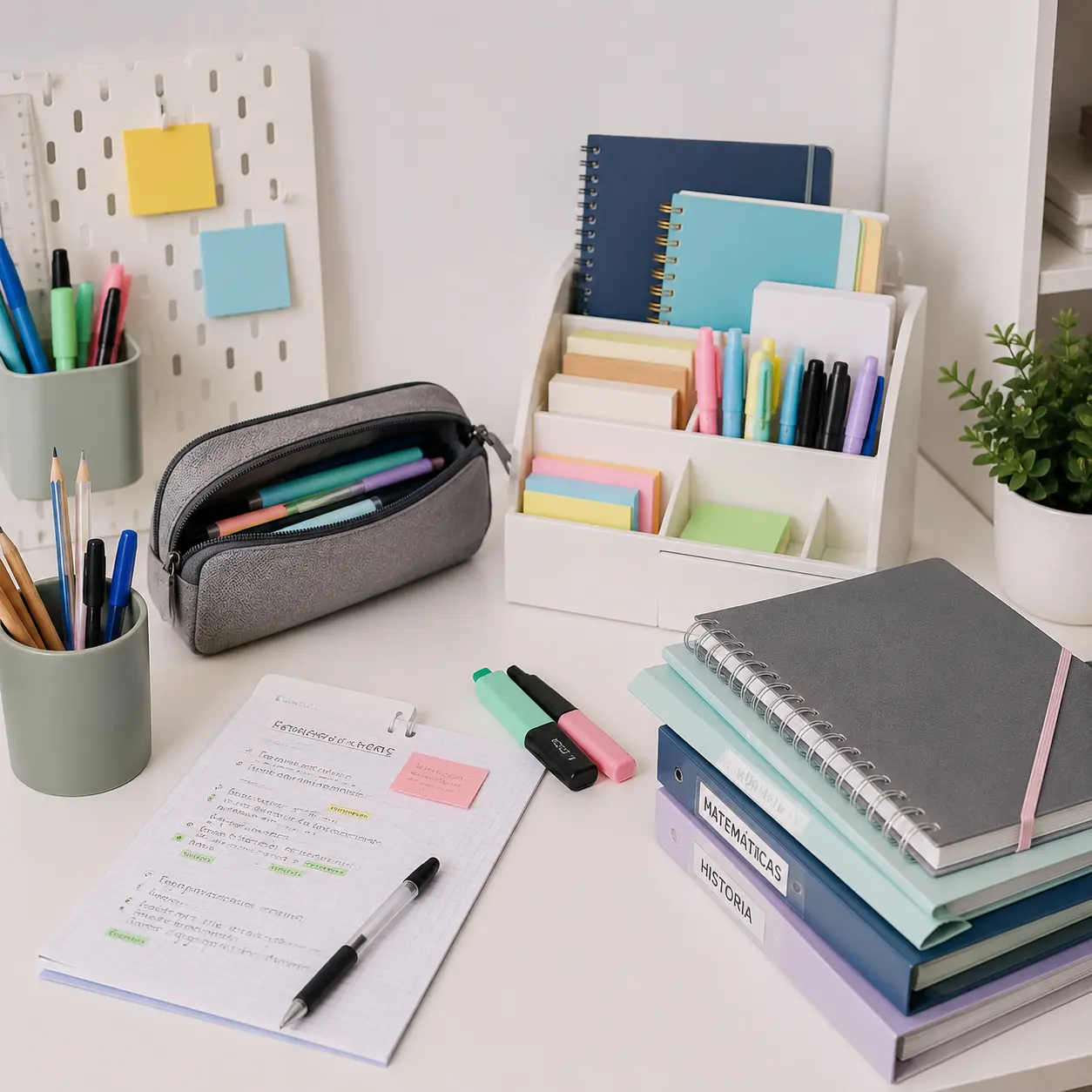 Accesorios escolares para estudio y deberes