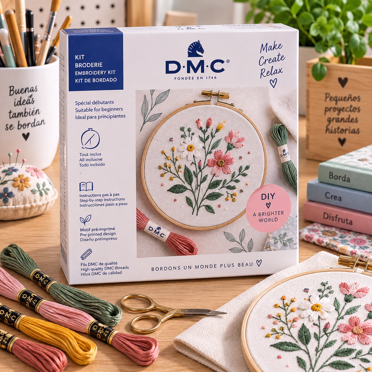 Kit de bordado para principiantes