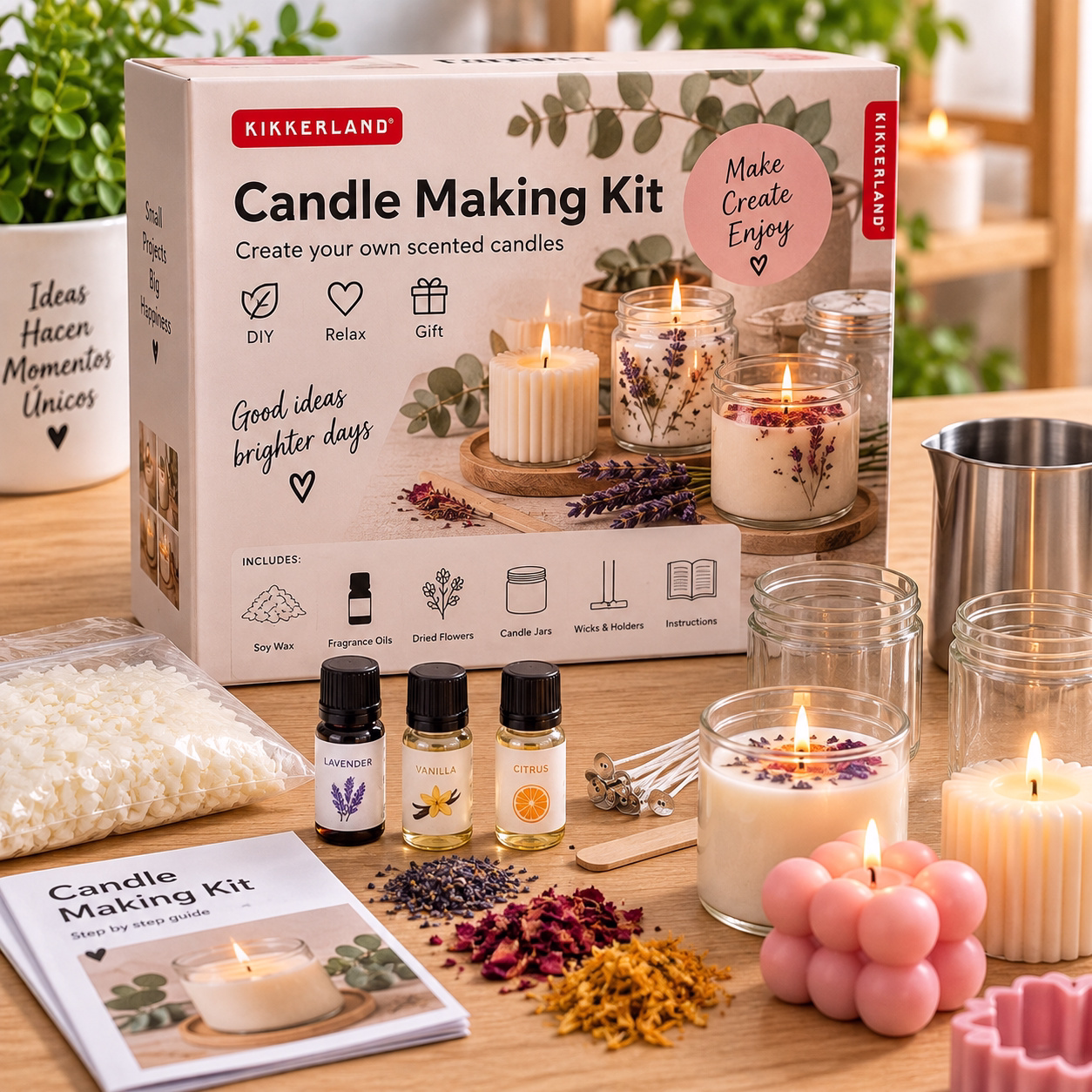 Kit de creación de velas aromáticas