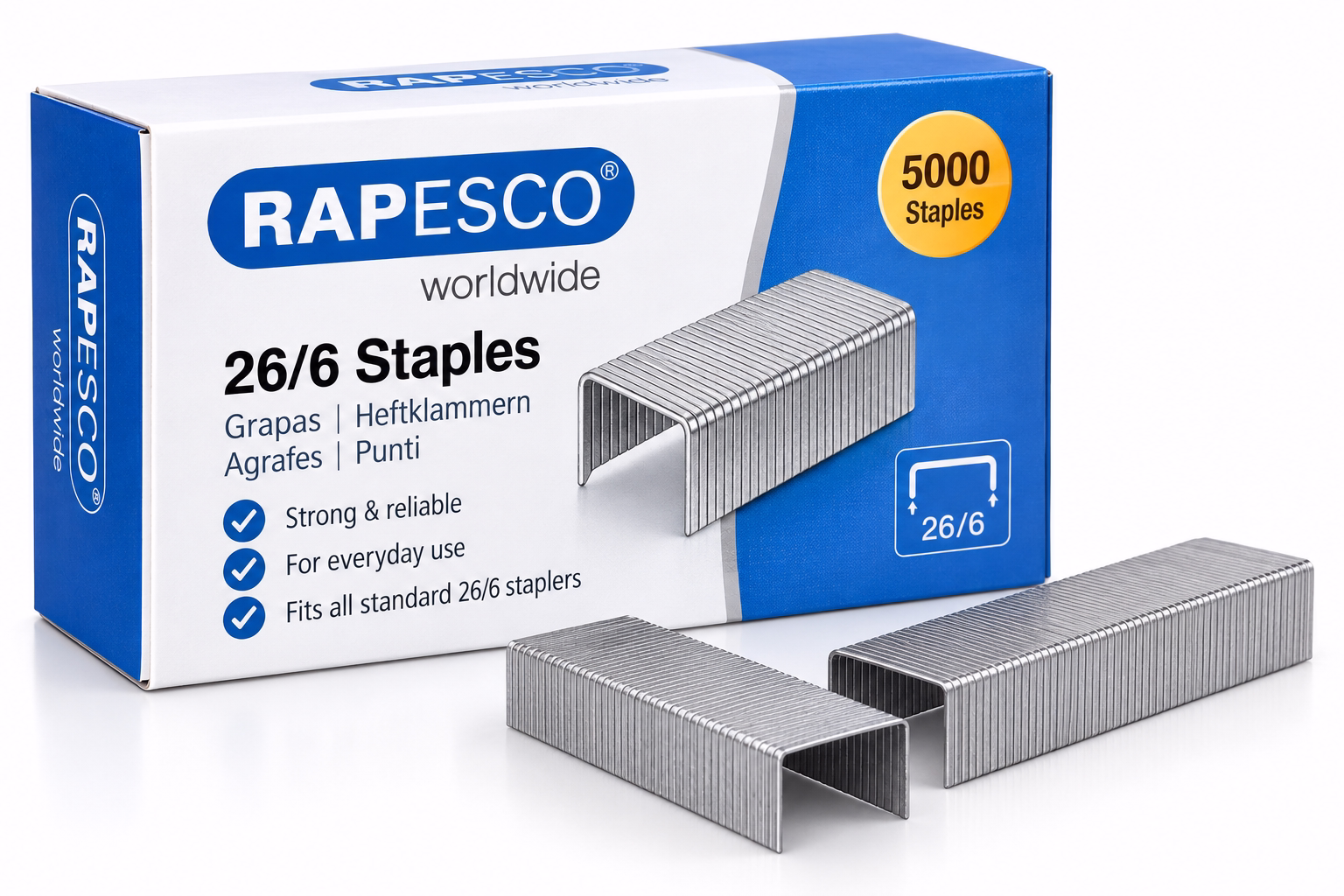Grapas 26/6 (caja 5000 uds)
