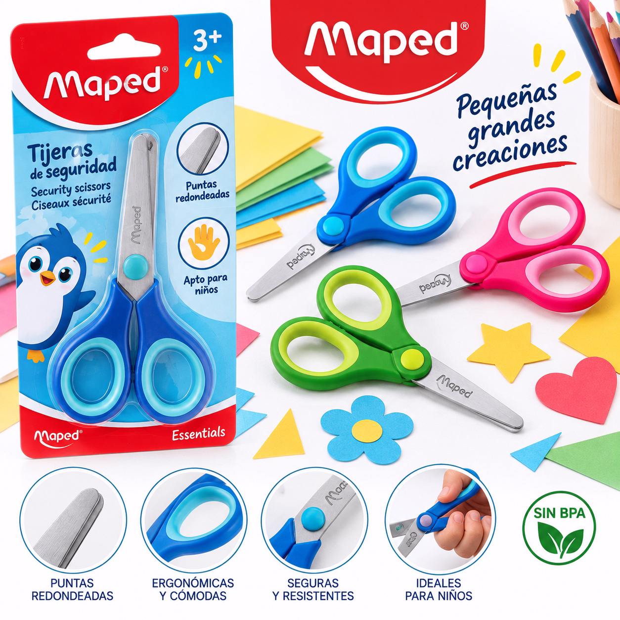 Tijeras de seguridad para niños