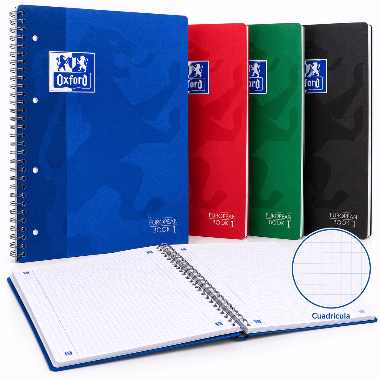Cuaderno universitario tapa dura A4 cuadrícula