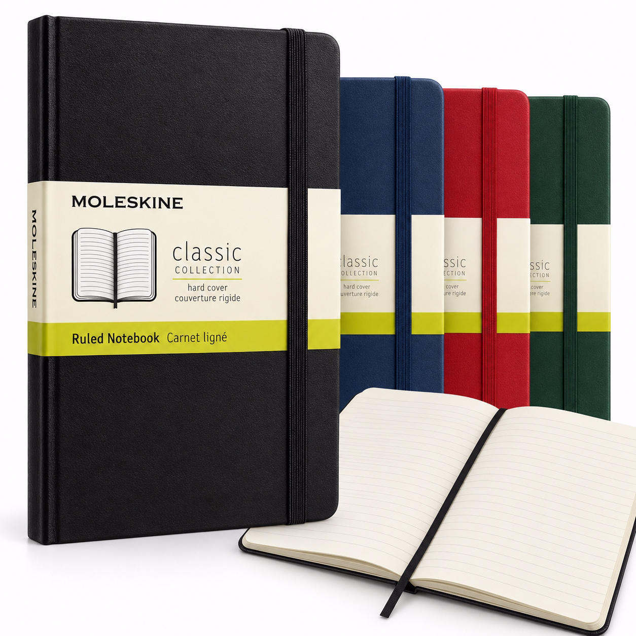 Cuaderno Moleskine clásico A5 rayado