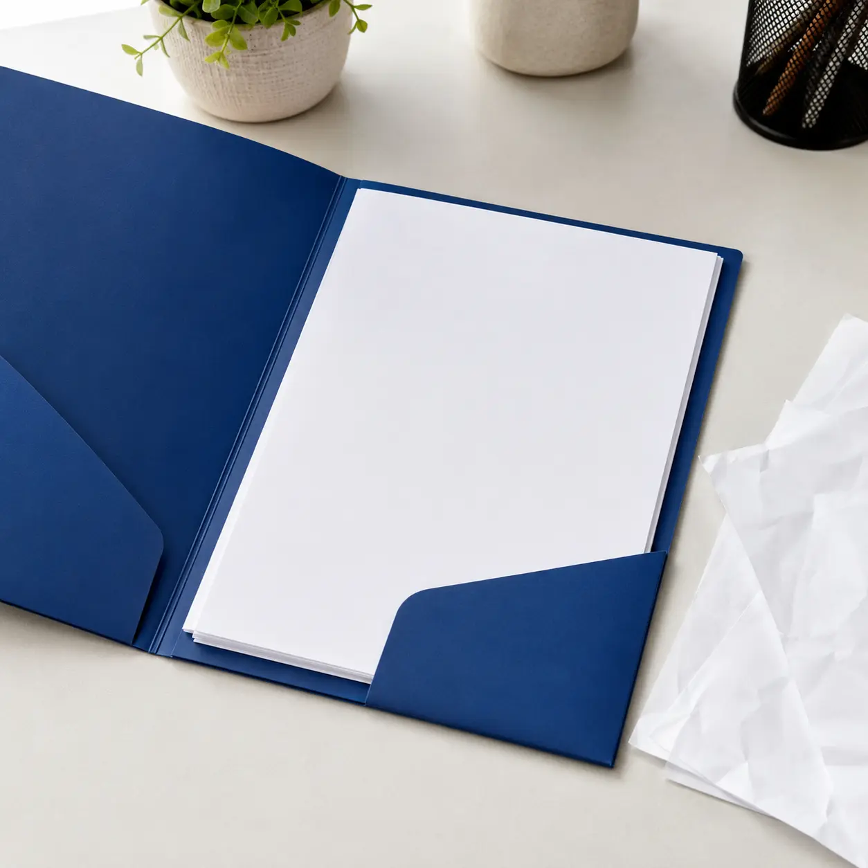 Carpeta portadocumentos para proteger hojas y documentación del uso diario